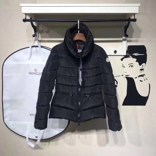 Replica Moncler Down Feather Coat Long Sleeved For Women #888989, $142.00 USD, [ITEM#888989], Replica Moncler Down Feather Coat outlet from China