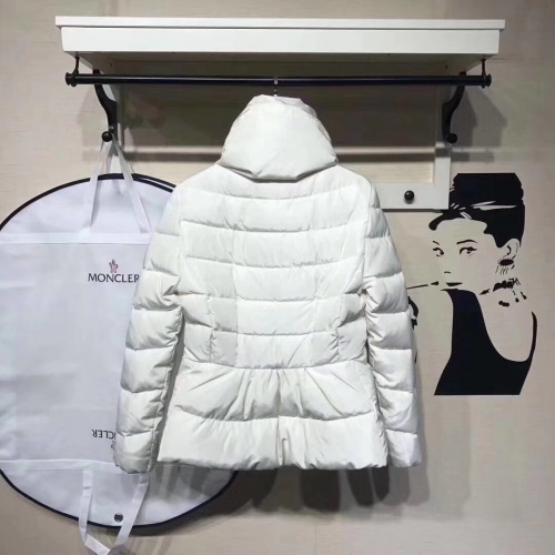 Replica Moncler Down Feather Coat Long Sleeved For Women #888990 $142.00 USD for Wholesale
