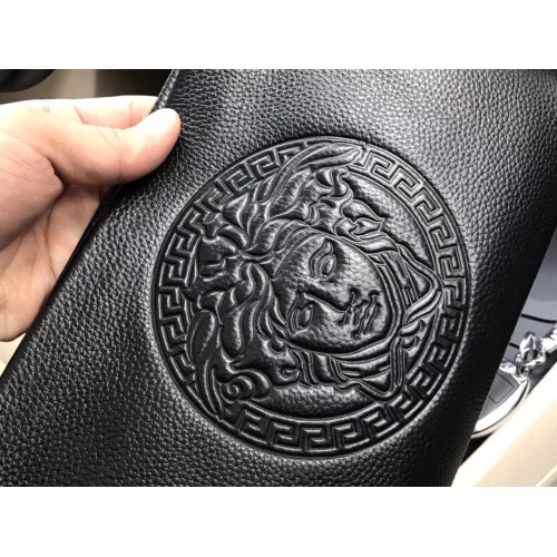 Replica Versace AAA Man Wallets #889224 $54.00 USD for Wholesale