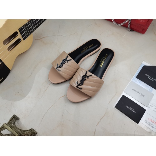 Replica Yves Saint Laurent YSL Slippers For Women #892177, $85.00 USD, [ITEM#892177], Replica Yves Saint Laurent YSL Slippers outlet from China