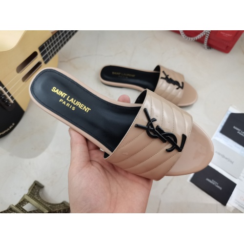 Replica Yves Saint Laurent YSL Slippers For Women #892177 $85.00 USD for Wholesale