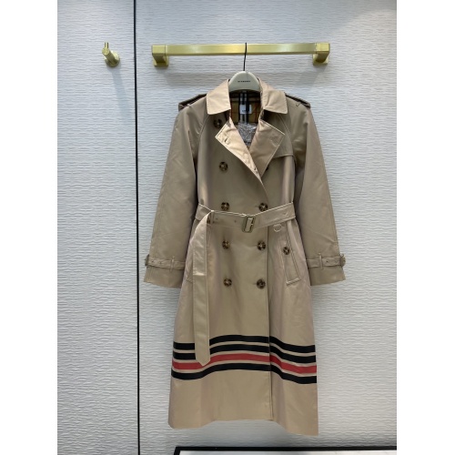 Replica Burberry Trench Coat Long Sleeved For Women #892724, $162.00 USD, [ITEM#892724], Replica Burberry Trench Coat outlet from China
