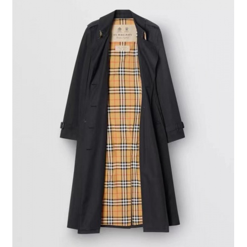 Replica Burberry Trench Coat Long Sleeved For Women #892728 $162.00 USD for Wholesale