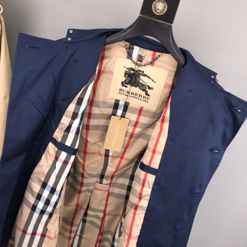 Replica Burberry Trench Coat Long Sleeved For Men #893551 $160.00 USD for Wholesale