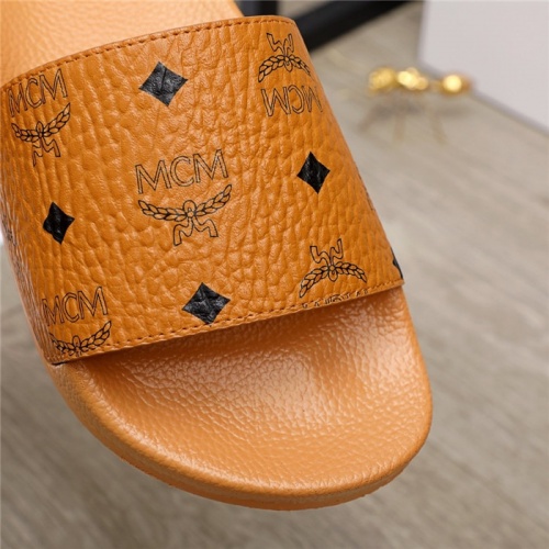 Replica MCM Slippers For Men #898522 $42.00 USD for Wholesale