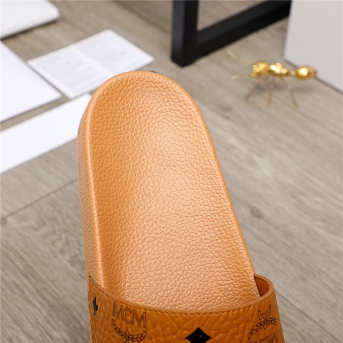 Replica MCM Slippers For Men #898522 $42.00 USD for Wholesale