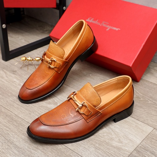 Replica Salvatore Ferragamo Leather Shoes For Men #900149, $82.00 USD, [ITEM#900149], Replica Salvatore Ferragamo Leather Shoes outlet from China