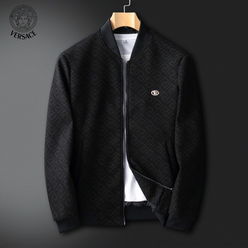 Replica Versace Jackets Long Sleeved For Men #907398, $60.00 USD, [ITEM#907398], Replica Versace Jackets outlet from China