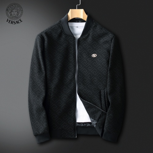 Replica Versace Jackets Long Sleeved For Men #907398 $60.00 USD for Wholesale
