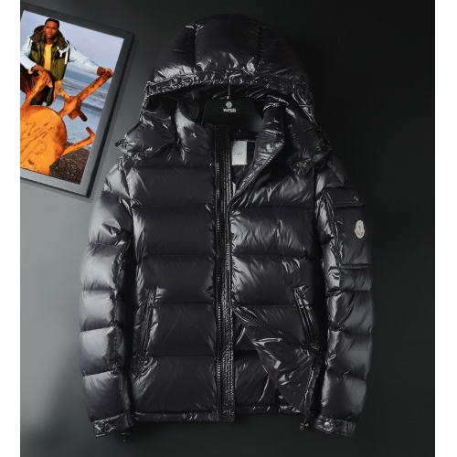 Replica Moncler Down Feather Coat Long Sleeved For Men #921782, $132.00 USD, [ITEM#921782], Replica Moncler Down Feather Coat outlet from China