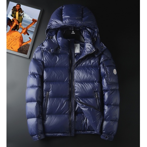 Replica Moncler Down Feather Coat Long Sleeved For Men #921783, $132.00 USD, [ITEM#921783], Replica Moncler Down Feather Coat outlet from China