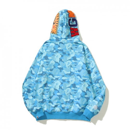 Replica Bape Hoodies Long Sleeved For Men #923714 $48.00 USD for Wholesale