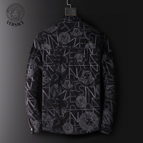 Replica Versace Down Coat Long Sleeved For Men #924489 $72.00 USD for Wholesale
