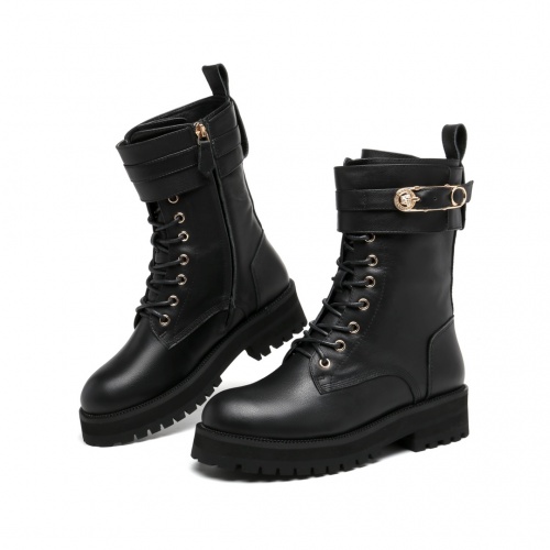Replica Versace Boots For Women #930924, $128.00 USD, [ITEM#930924], Replica Versace Boots outlet from China