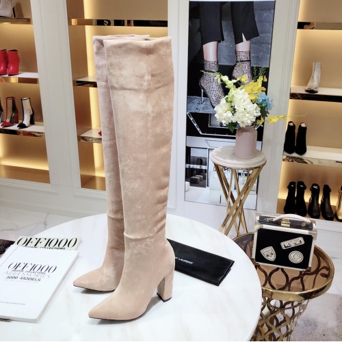 Replica Yves Saint Laurent Boots For Women #930925, $130.00 USD, [ITEM#930925], Replica Yves Saint Laurent YSL Boots outlet from China