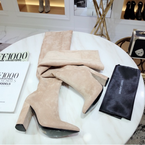 Replica Yves Saint Laurent Boots For Women #930925 $130.00 USD for Wholesale