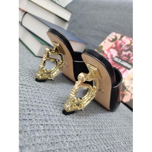 Replica Dolce & Gabbana D&G Slippers For Women #932643 $130.00 USD for Wholesale