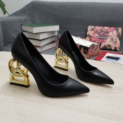 Replica Dolce &amp; Gabbana D&amp;G High-Heeled Shoes For Women #932655, $135.00 USD, [ITEM#932655], Replica Dolce &amp; Gabbana D&amp;G High-Heeled Shoes outlet from China