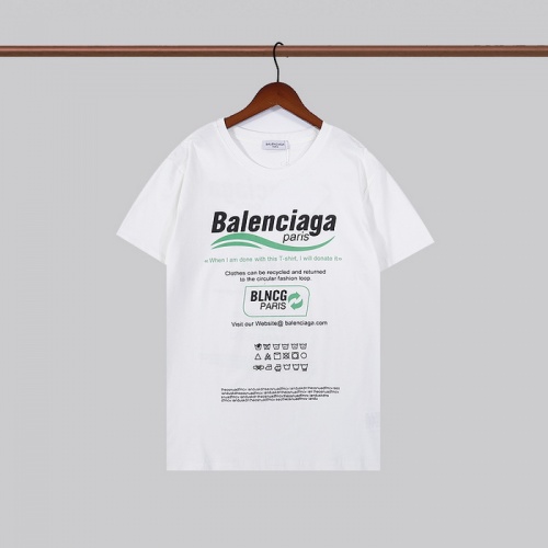 Replica Balenciaga T-Shirts Short Sleeved For Men #933502, $27.00 USD, [ITEM#933502], Replica Balenciaga T-Shirts outlet from China