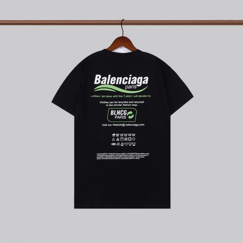 Replica Balenciaga T-Shirts Short Sleeved For Men #933503 $27.00 USD for Wholesale
