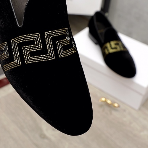 Replica Versace Leather Shoes For Men #934103 $82.00 USD for Wholesale