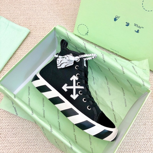Replica Off-White High Tops Shoes For Men #934487 $80.00 USD for Wholesale