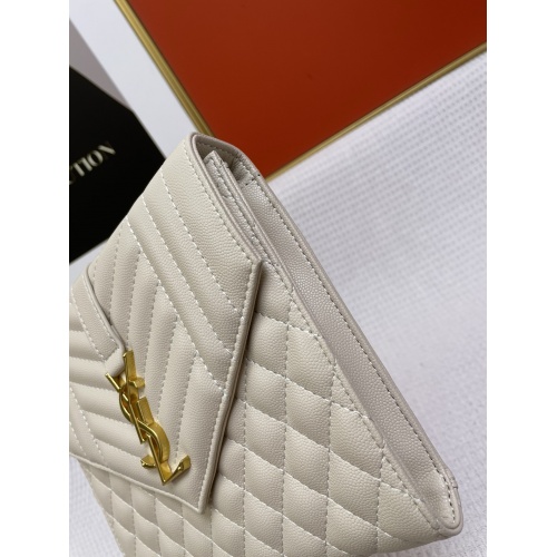 Replica Yves Saint Laurent AAA Quality Wallets For Women #934855 $72.00 USD for Wholesale