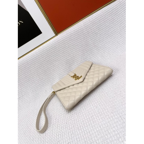Replica Yves Saint Laurent AAA Quality Wallets For Women #934855 $72.00 USD for Wholesale