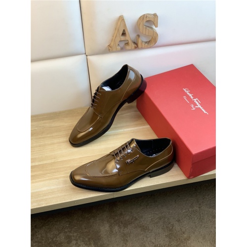 Replica Salvatore Ferragamo Leather Shoes For Men #939350, $88.00 USD, [ITEM#939350], Replica Salvatore Ferragamo Leather Shoes outlet from China
