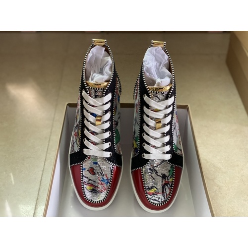 Replica Christian Louboutin High Tops Shoes For Women #940035 $115.00 USD for Wholesale