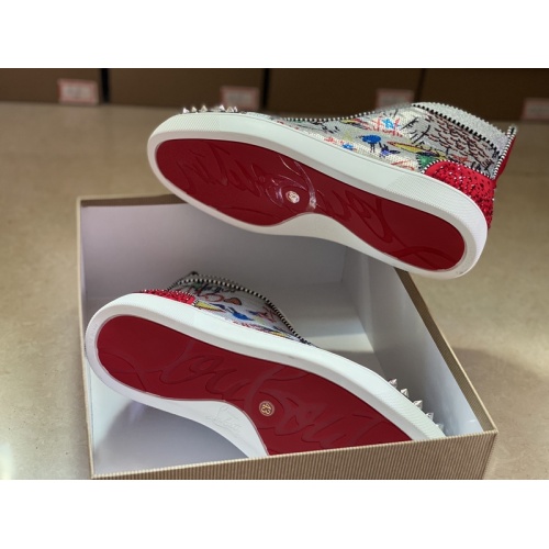 Replica Christian Louboutin High Tops Shoes For Men #940037 $115.00 USD for Wholesale