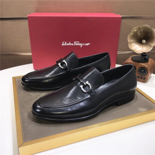 Replica Salvatore Ferragamo Leather Shoes For Men #940100, $82.00 USD, [ITEM#940100], Replica Salvatore Ferragamo Leather Shoes outlet from China