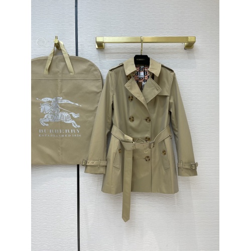 Replica Burberry Trench Coat Long Sleeved For Women #941565, $128.00 USD, [ITEM#941565], Replica Burberry Trench Coat outlet from China