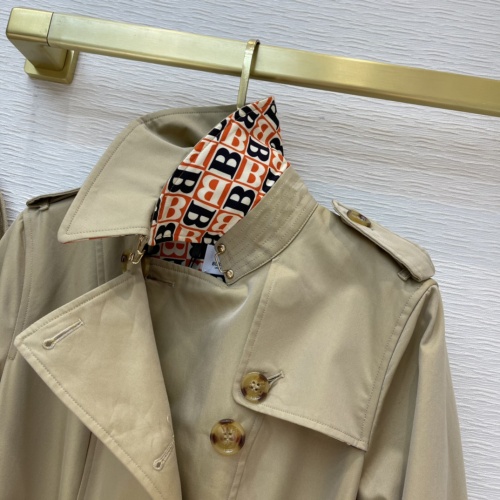 Replica Burberry Trench Coat Long Sleeved For Women #941565 $128.00 USD for Wholesale