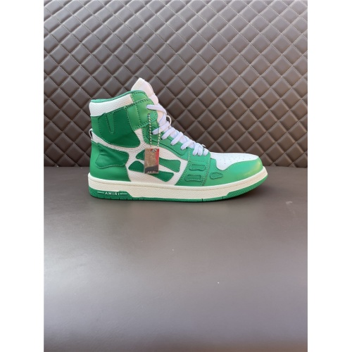 Replica Amiri High Tops Shoes For Men #941638 $98.00 USD for Wholesale