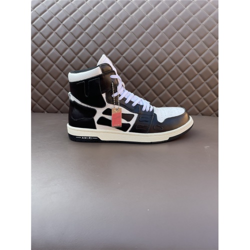 Replica Amiri High Tops Shoes For Men #941639 $98.00 USD for Wholesale