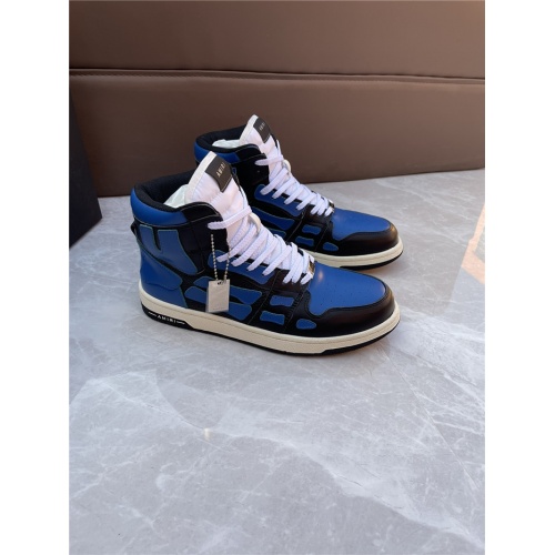 Replica Amiri High Tops Shoes For Men #941641 $98.00 USD for Wholesale