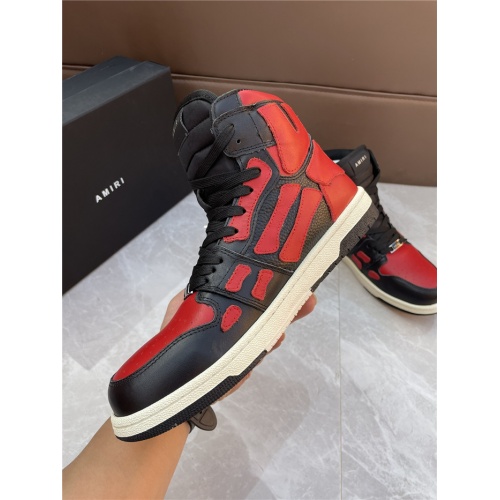 Replica Amiri High Tops Shoes For Men #941642 $98.00 USD for Wholesale
