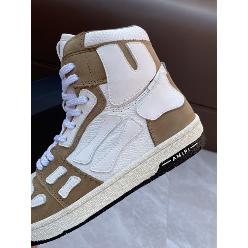 Replica Amiri High Tops Shoes For Men #941644 $98.00 USD for Wholesale