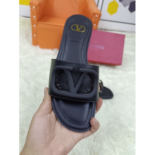 Replica Valentino Slippers For Women #942647 $64.00 USD for Wholesale