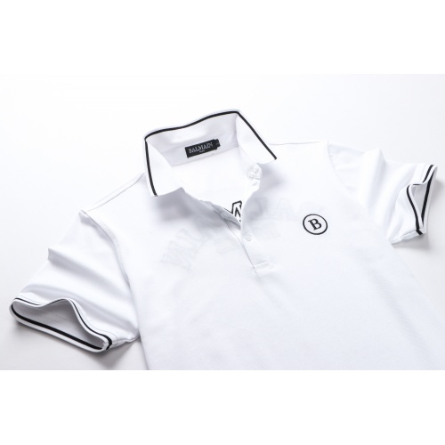 Replica Balmain T-Shirts Short Sleeved For Men #946237 $32.00 USD for Wholesale