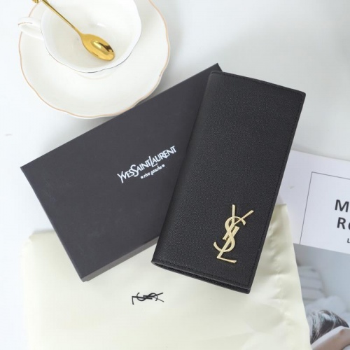 Replica Yves Saint Laurent AAA Quality Wallets For Women #946295, $50.00 USD, [ITEM#946295], Replica Yves Saint Laurent AAA Wallets outlet from China