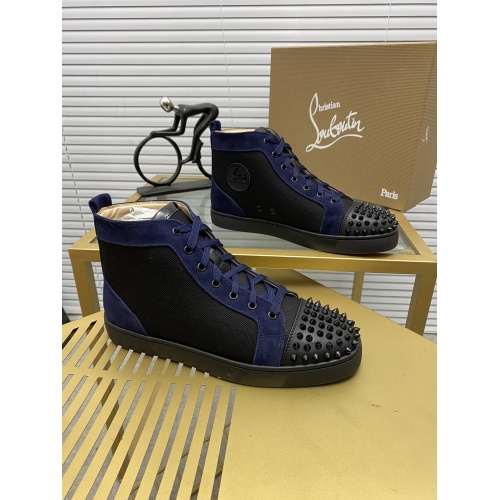 Replica Christian Louboutin High Tops Shoes For Men #946424, $92.00 USD, [ITEM#946424], Replica Christian Louboutin High Top Shoes outlet from China