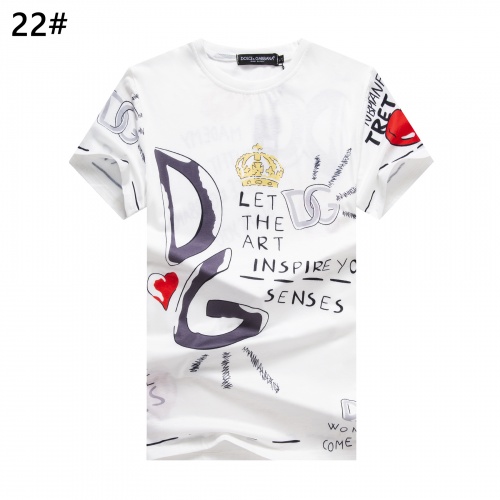 Replica Dolce &amp; Gabbana D&amp;G T-Shirts Short Sleeved For Men #947358, $24.00 USD, [ITEM#947358], Replica Dolce &amp; Gabbana D&amp;G T-Shirts outlet from China