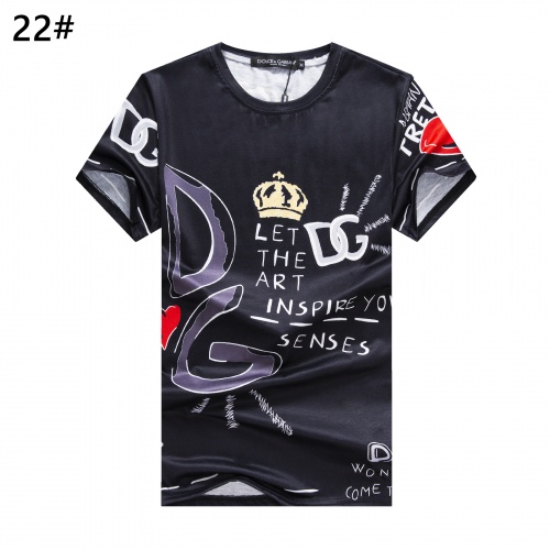 Replica Dolce &amp; Gabbana D&amp;G T-Shirts Short Sleeved For Men #947359, $24.00 USD, [ITEM#947359], Replica Dolce &amp; Gabbana D&amp;G T-Shirts outlet from China