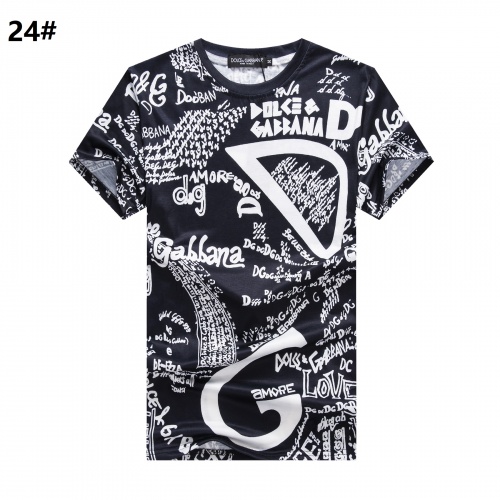 Replica Dolce &amp; Gabbana D&amp;G T-Shirts Short Sleeved For Men #947363, $24.00 USD, [ITEM#947363], Replica Dolce &amp; Gabbana D&amp;G T-Shirts outlet from China