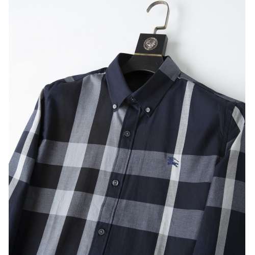 Replica Burberry Shirts Long Sleeved For Men #947920 $36.00 USD for Wholesale