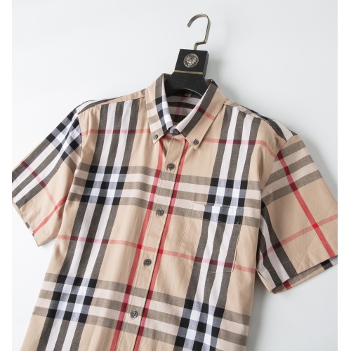 Replica Burberry Shirts Short Sleeved For Men #947944 $32.00 USD for Wholesale