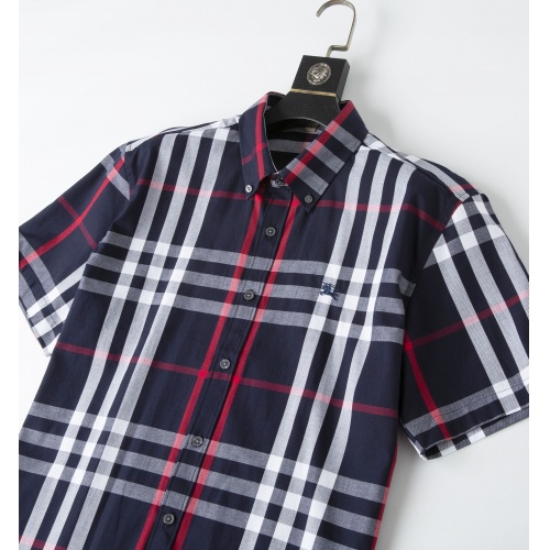 Replica Burberry Shirts Short Sleeved For Men #947945 $32.00 USD for Wholesale