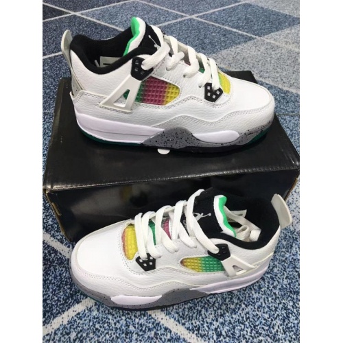 Replica Air Jordan 4 IV Kids Shoes For Kids #948177 $56.00 USD for Wholesale